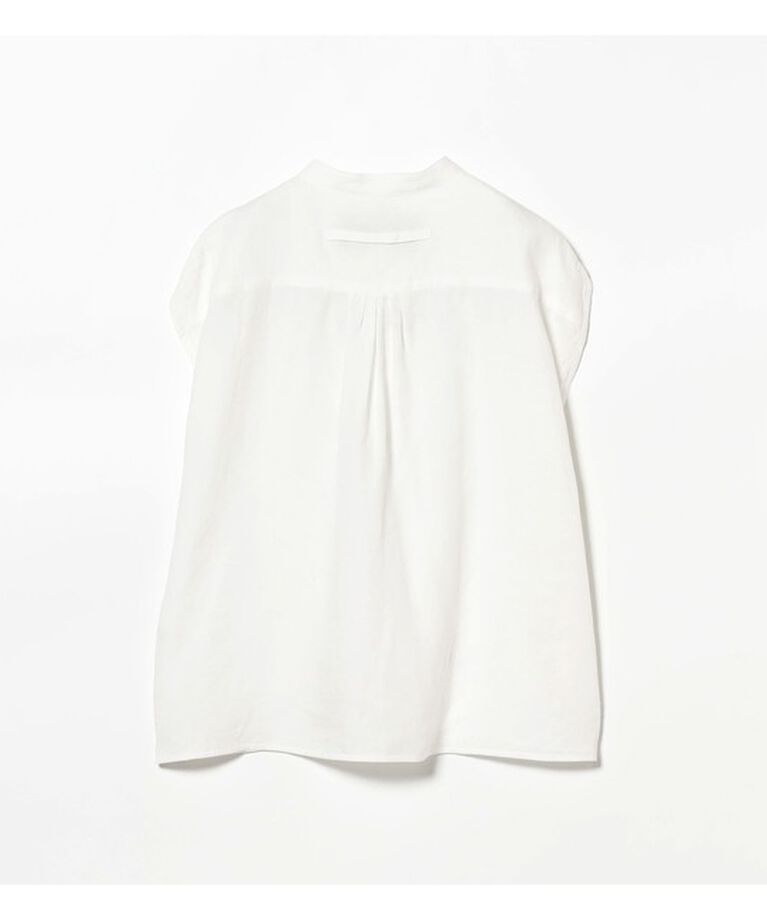 Demi-Luxe BEAMS 「TICCA / リネン フレンチスリーブ シャツ」|シャツ・ブラウス|