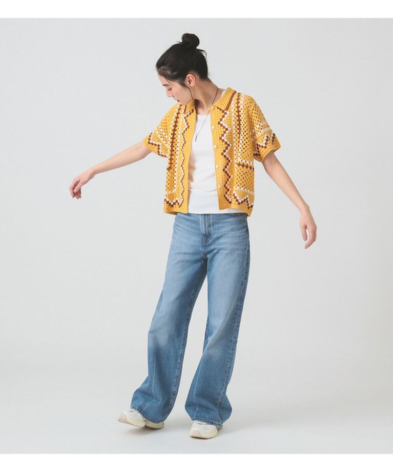 Ray BEAMS 「LEVI’S(R) / RIBCAGE ジーンズ WIDE LEG」|デニム|