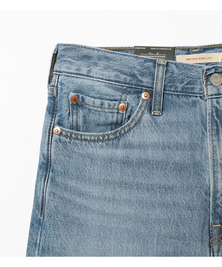 Ray BEAMS 「LEVI’S(R) / RIBCAGE ジーンズ WIDE LEG」|デニム|