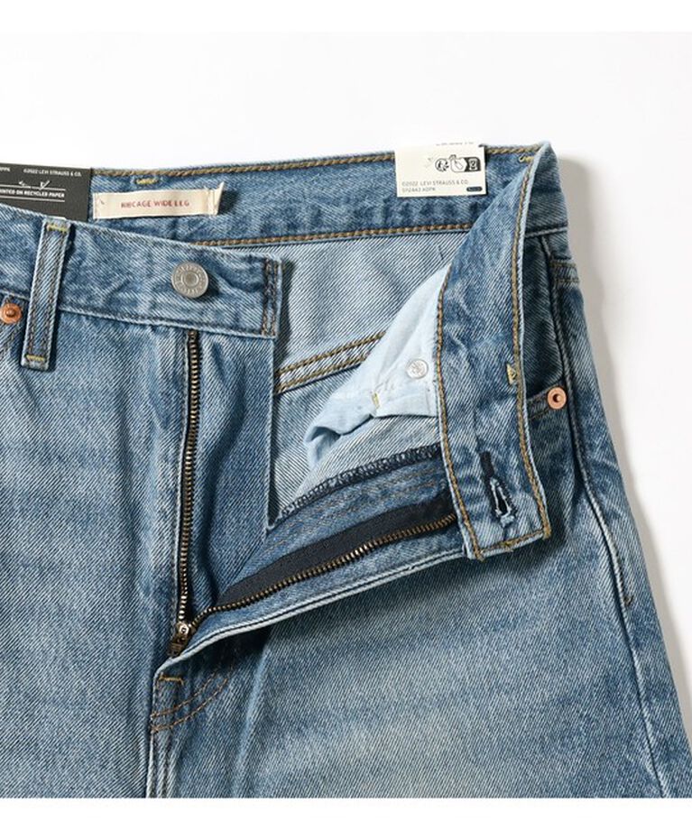 Ray BEAMS 「LEVI’S(R) / RIBCAGE ジーンズ WIDE LEG」|デニム|