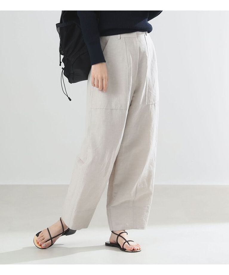 Demi-Luxe BEAMS 「AK+1 / ベイカー バレルパンツ」|チノ|