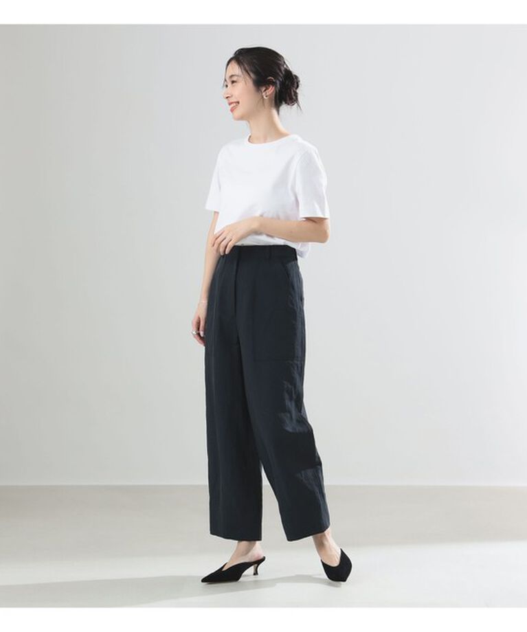 Demi-Luxe BEAMS 「AK+1 / ベイカー バレルパンツ」|チノ|