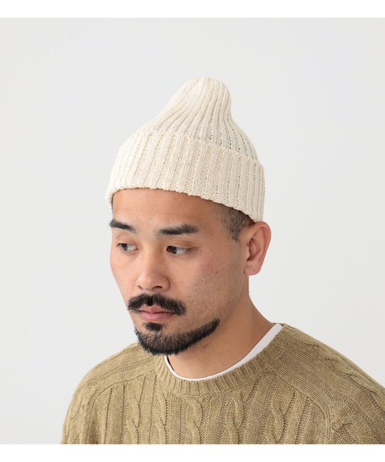 BEAMS「BEAMS PLUS / コットン リネン ワッチキャップ」|ニット帽|