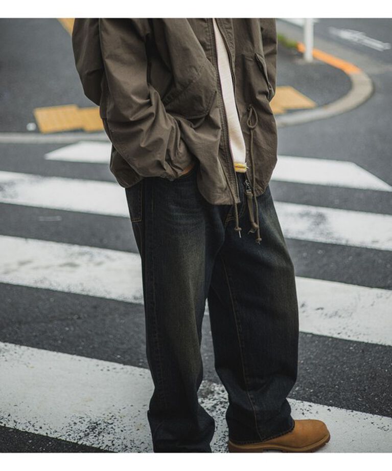 BEAMS「BEAMS / ワイドフィット デニムパンツ」|デニム|