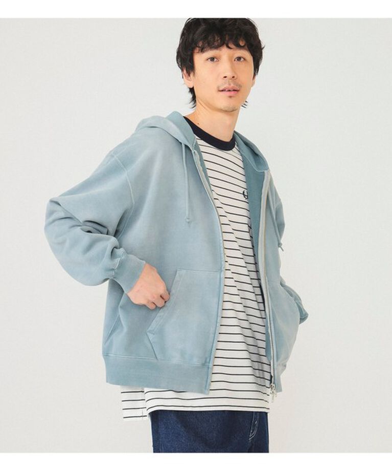 BEAMS「BEAMS / ヴィンテージライク フェード フルジップフーディ」|スウェット・ジャージ|