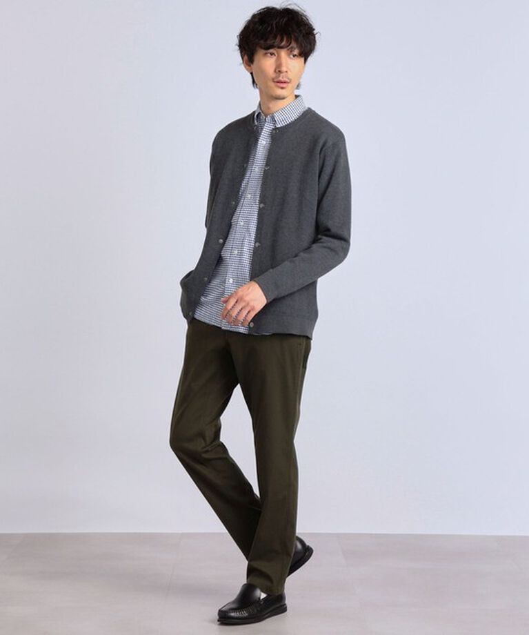 SHIPS any「SHIPS any: 〈手洗い可能〉 ミラノリブ クルーネック カーディガン 24SS◇」|カーディガン|