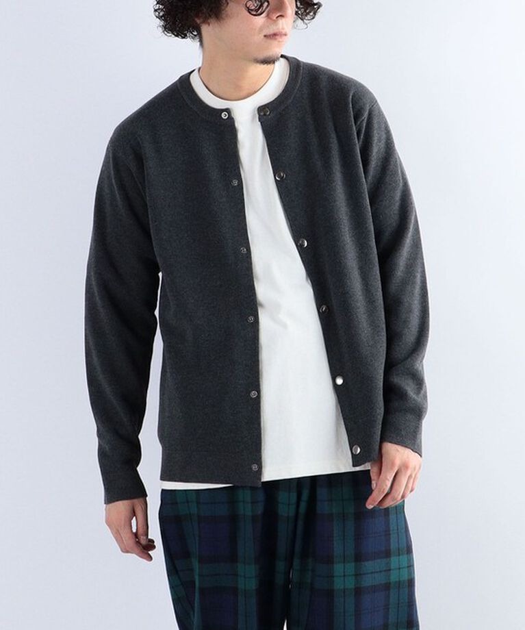 SHIPS any「SHIPS any: 〈手洗い可能〉 ミラノリブ クルーネック カーディガン 24SS◇」|カーディガン|