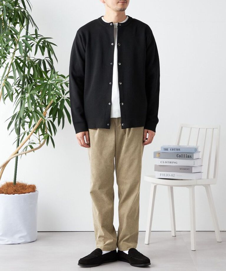 SHIPS any「SHIPS any: 〈手洗い可能〉 ミラノリブ クルーネック カーディガン 24SS◇」|カーディガン|