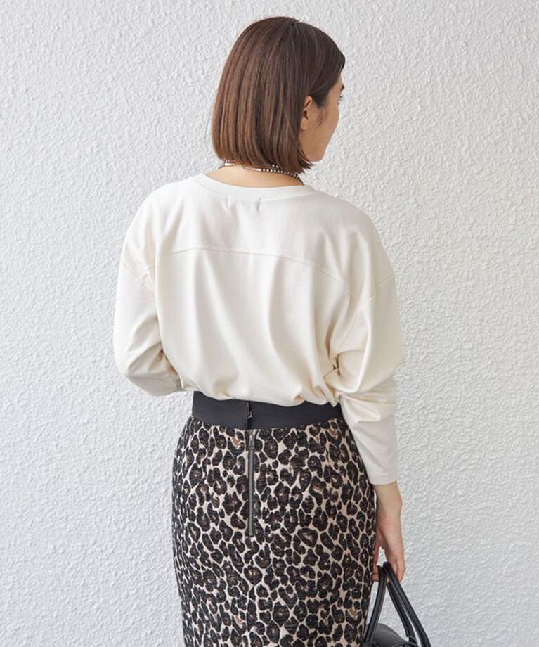 SHIPS for women「〈洗濯機可能〉Odub:フットボール TEE◇」|Tシャツ・カットソー|