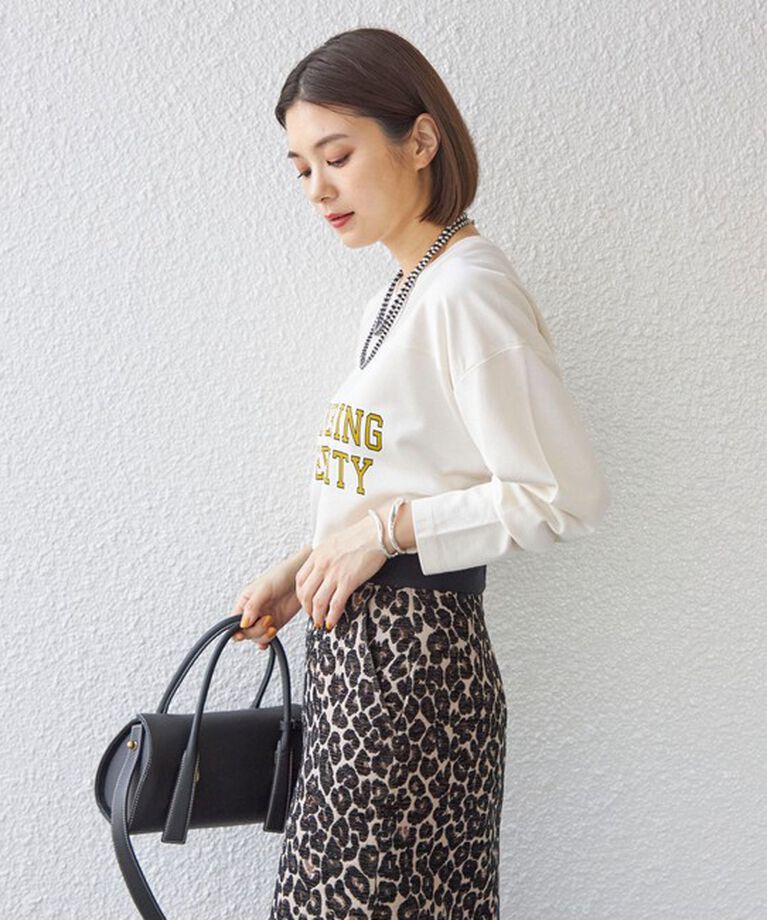 SHIPS for women「〈洗濯機可能〉Odub:フットボール TEE◇」|Tシャツ・カットソー|