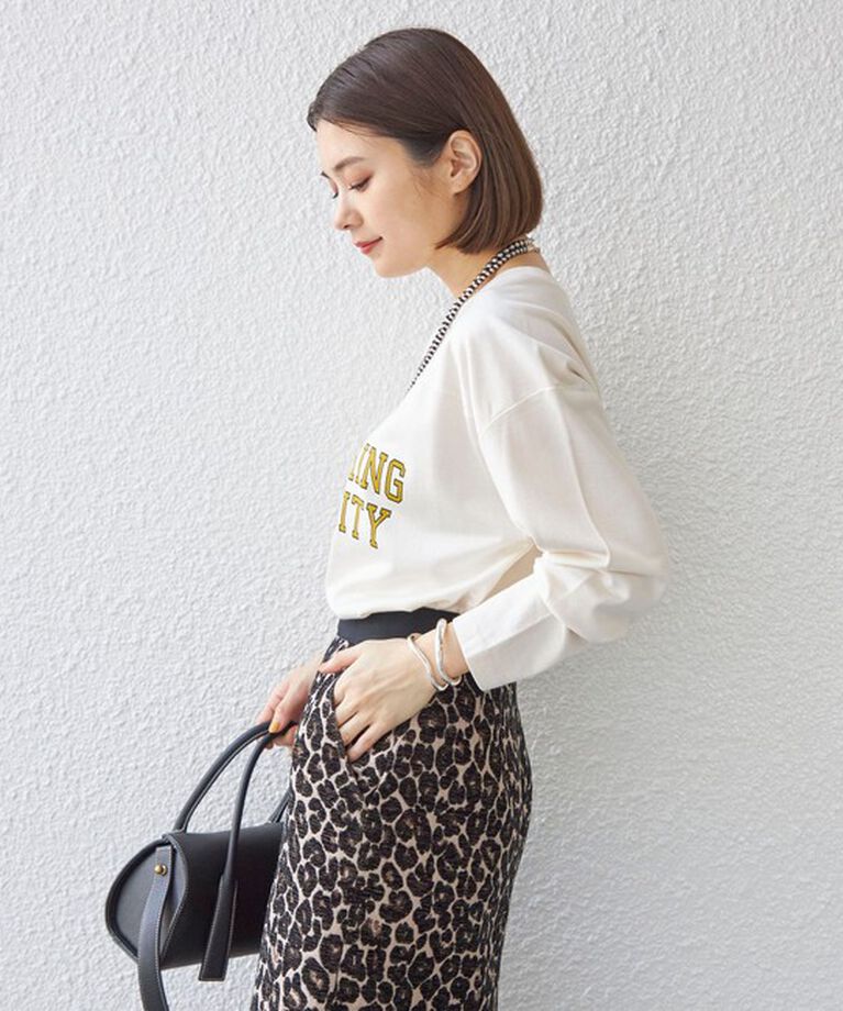 SHIPS for women「〈洗濯機可能〉Odub:フットボール TEE◇」|Tシャツ・カットソー|