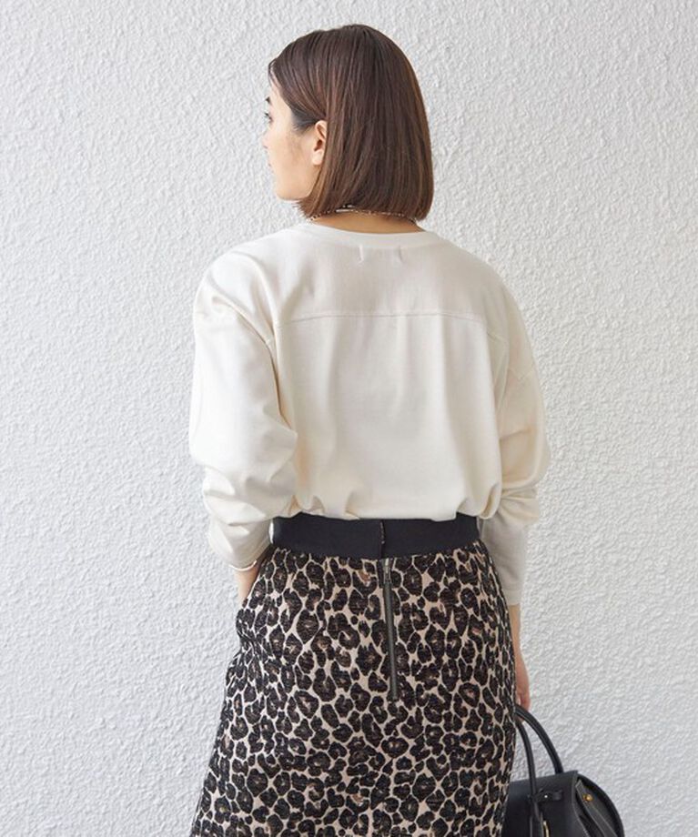 SHIPS for women「〈洗濯機可能〉Odub:フットボール TEE◇」|Tシャツ・カットソー|