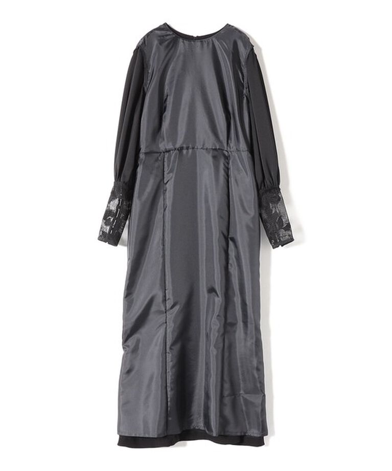 SHIPS for women「【SHIPS別注】kaene:〈セレモニー対応可〉ブラック フォーマル レース スリーブ ワンピース」|ワンピース|