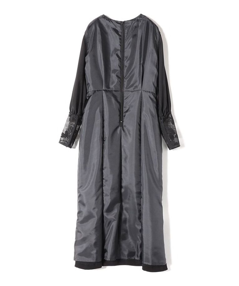 SHIPS for women「【SHIPS別注】kaene:〈セレモニー対応可〉ブラック フォーマル レース スリーブ ワンピース」|ワンピース|