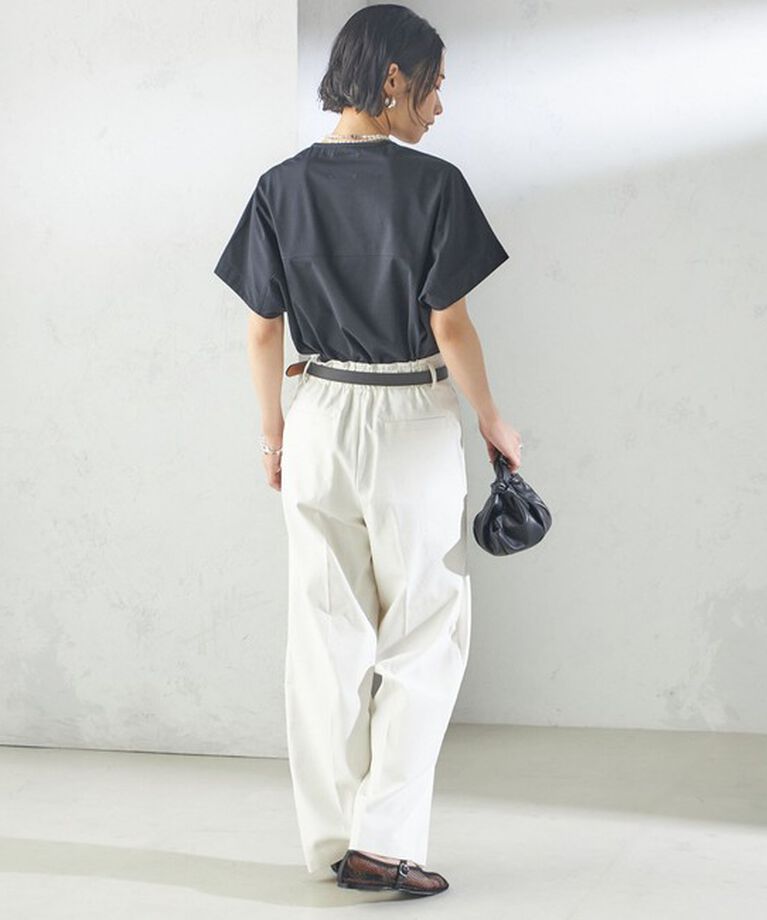SHIPS for women「〈手洗い可能 〉ドライオックス フロント タック ストレート パンツ 25SS」|その他|