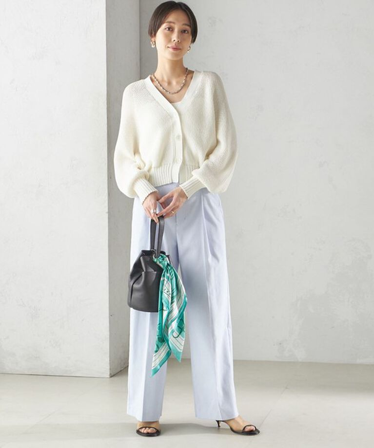 SHIPS for women「〈手洗い可能 〉ドライオックス フロント タック ストレート パンツ 25SS」|その他|