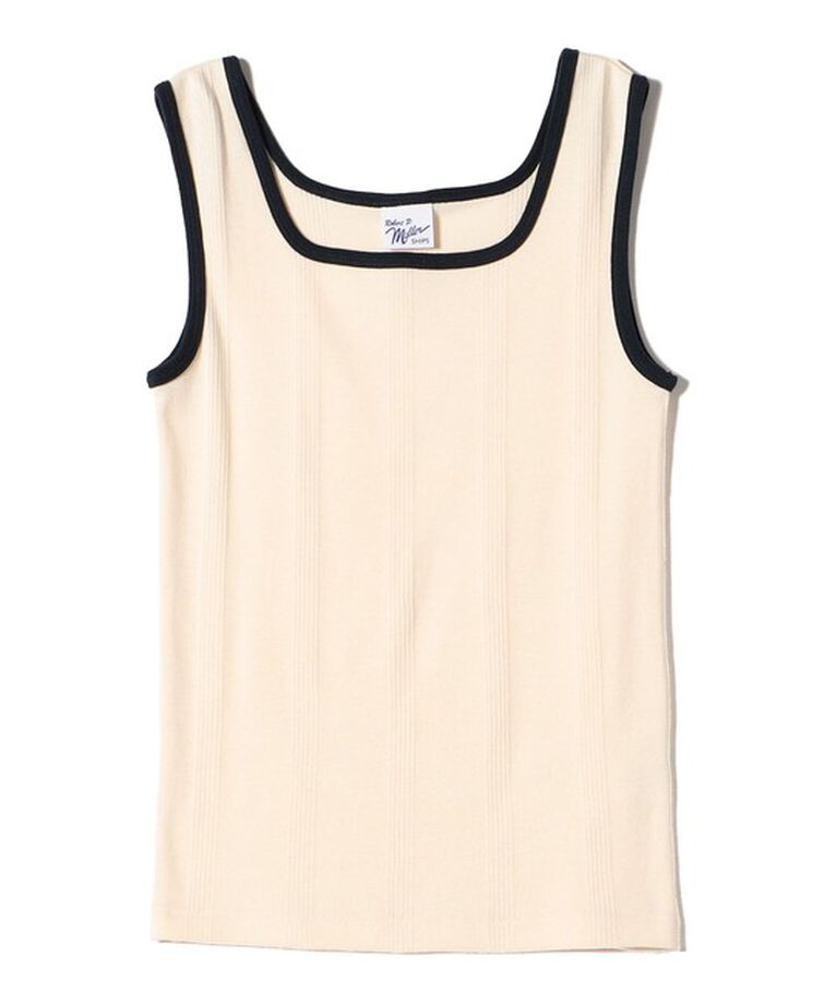 SHIPS for women「【SHIPS別注】miller:スクエアネック タンクトップ」|タンクトップ|