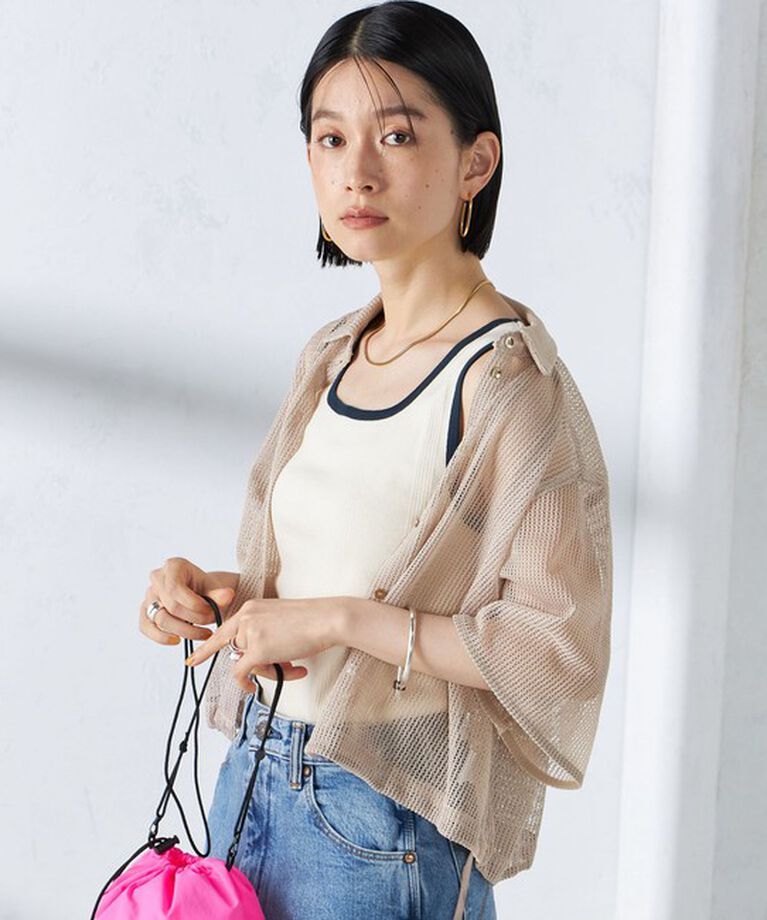SHIPS for women「【SHIPS別注】miller:スクエアネック タンクトップ」|タンクトップ|