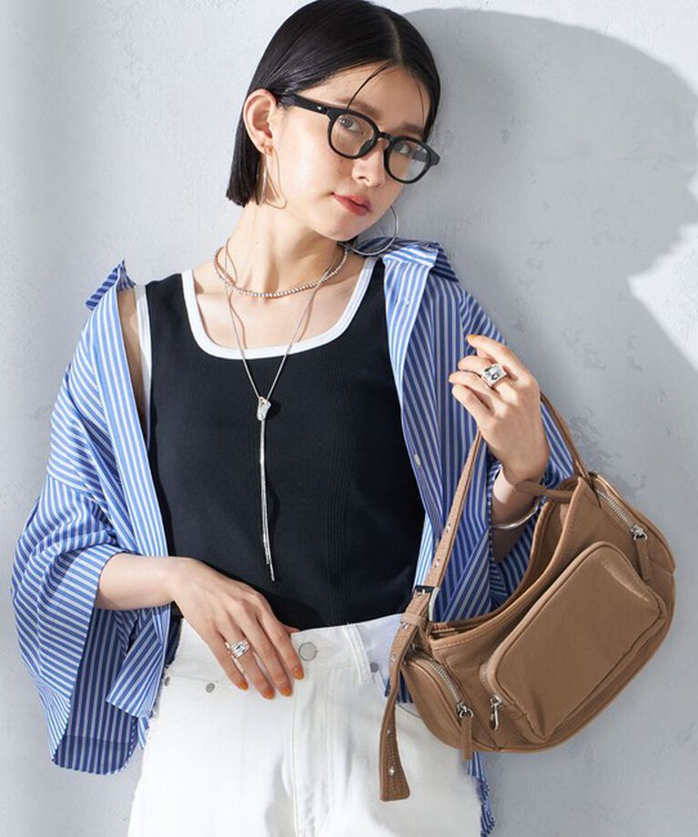 SHIPS for women「【SHIPS別注】miller:スクエアネック タンクトップ」|タンクトップ|