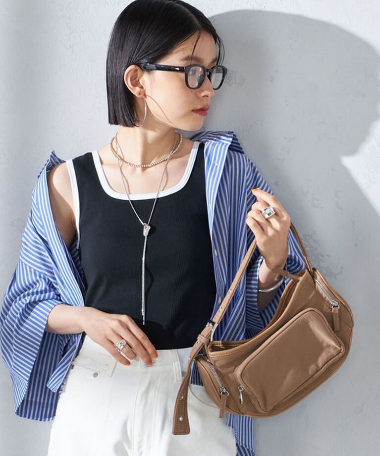 SHIPS for women「【SHIPS別注】miller:スクエアネック タンクトップ」|タンクトップ|