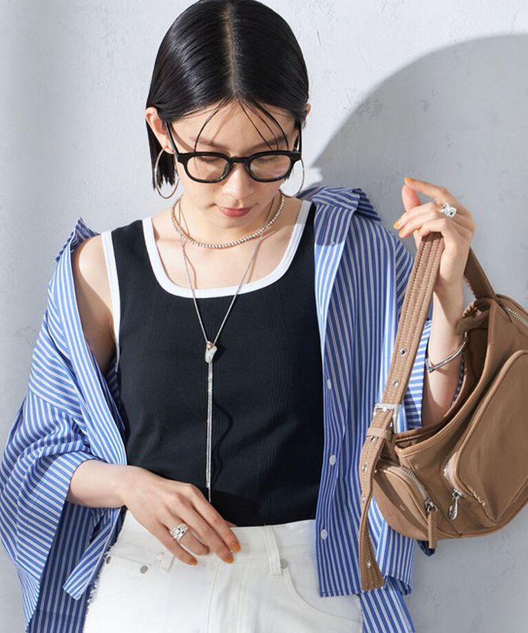 SHIPS for women「【SHIPS別注】miller:スクエアネック タンクトップ」|タンクトップ|