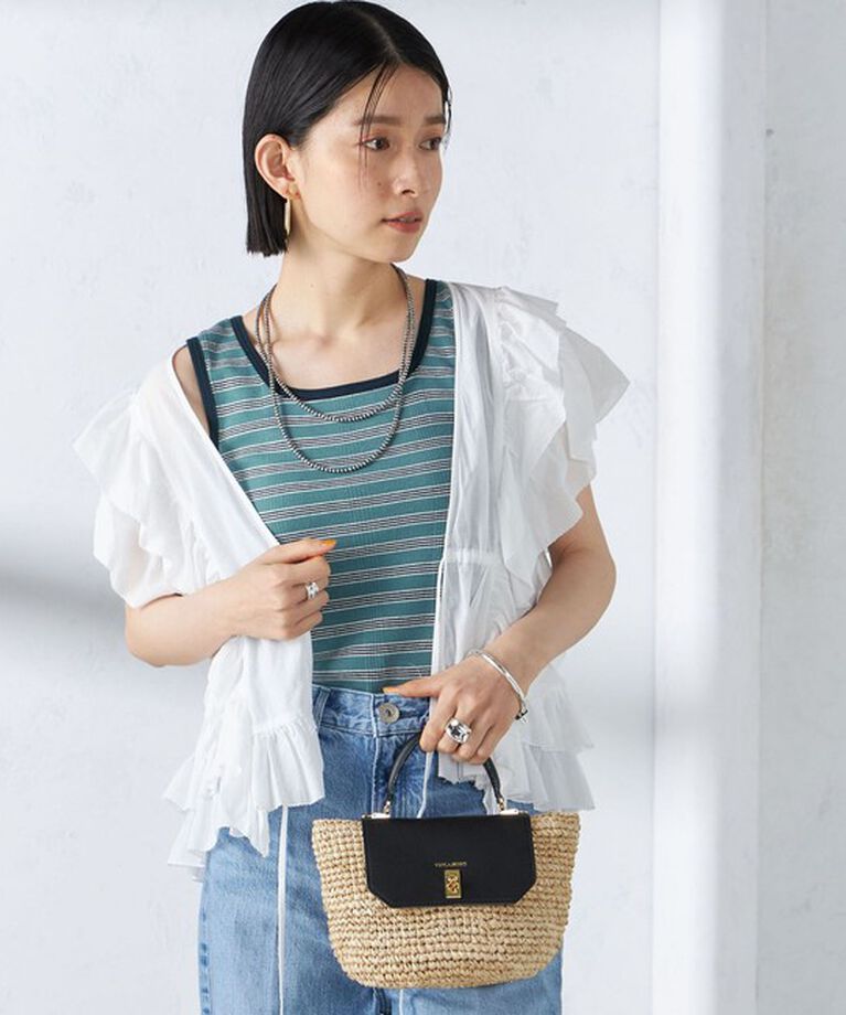 SHIPS for women「【SHIPS別注】miller:スクエアネック タンクトップ」|タンクトップ|