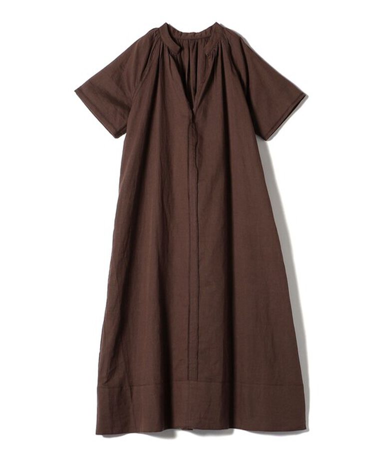 SHIPS for women「Fanaka:〈手洗い可能〉Vネック カフタン ロング ワンピース」|ワンピース|