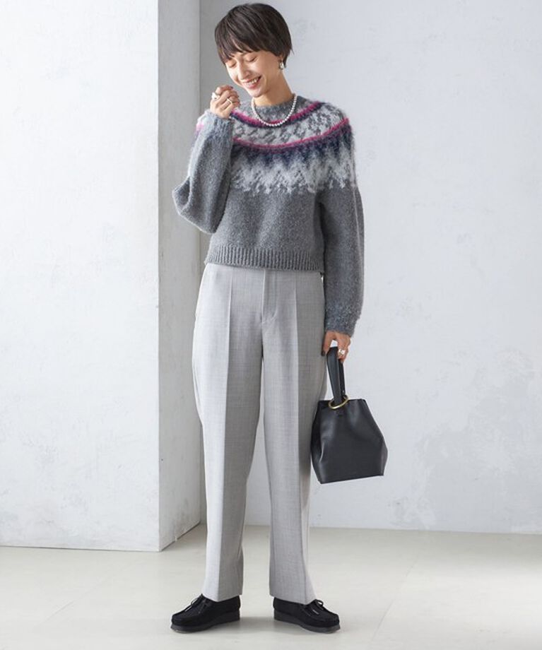 SHIPS for women「〈手洗い可能〉ストレート センタープレス トラウザーズ」|その他|
