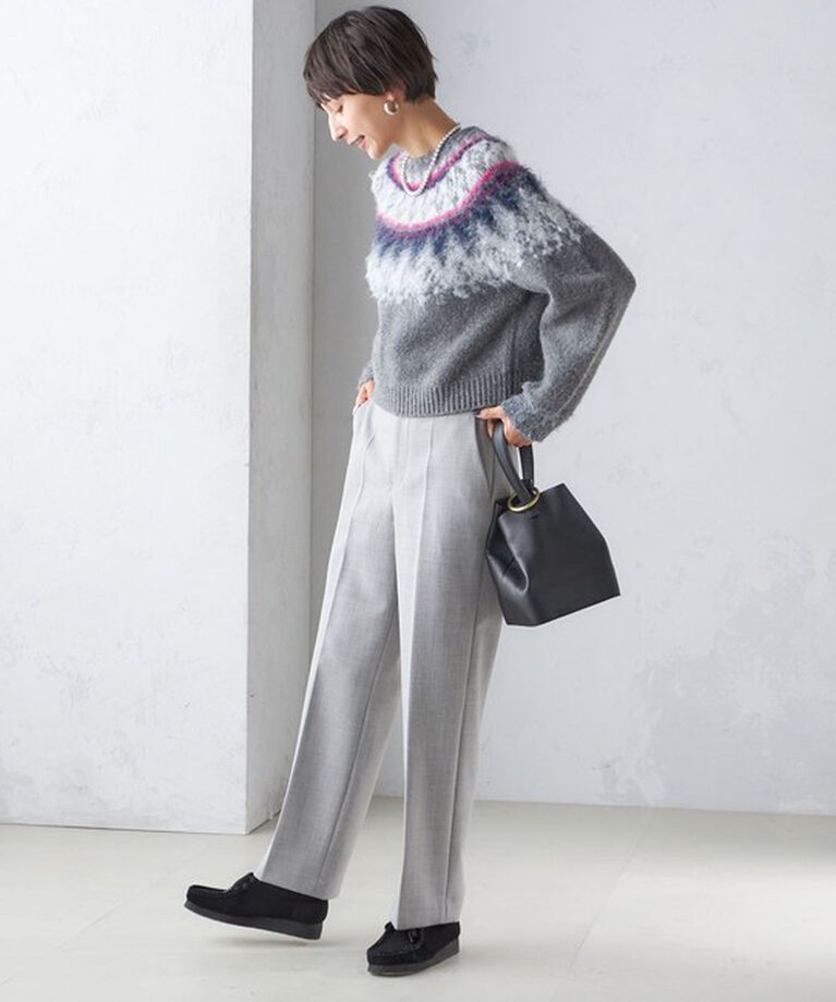 SHIPS for women「〈手洗い可能〉ストレート センタープレス トラウザーズ」|その他|