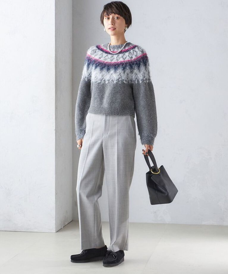 SHIPS for women「〈手洗い可能〉ストレート センタープレス トラウザーズ」|その他|