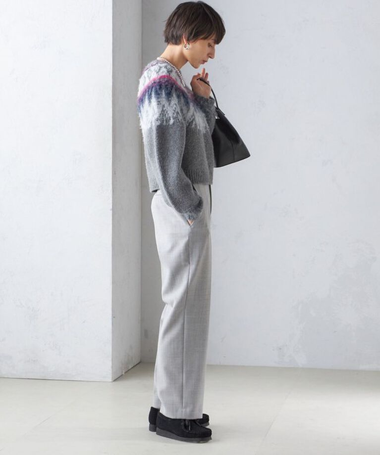 SHIPS for women「〈手洗い可能〉ストレート センタープレス トラウザーズ」|その他|