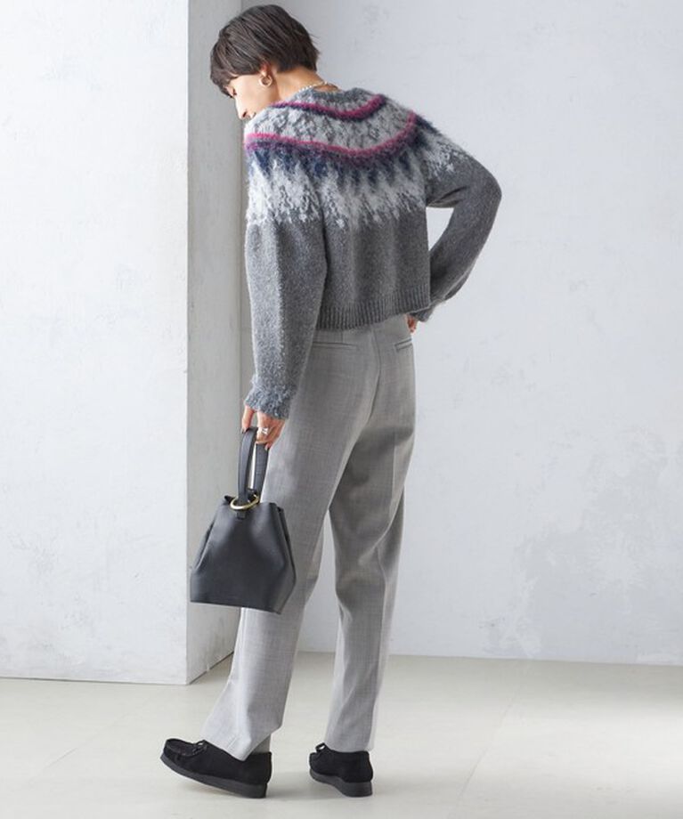 SHIPS for women「〈手洗い可能〉ストレート センタープレス トラウザーズ」|その他|