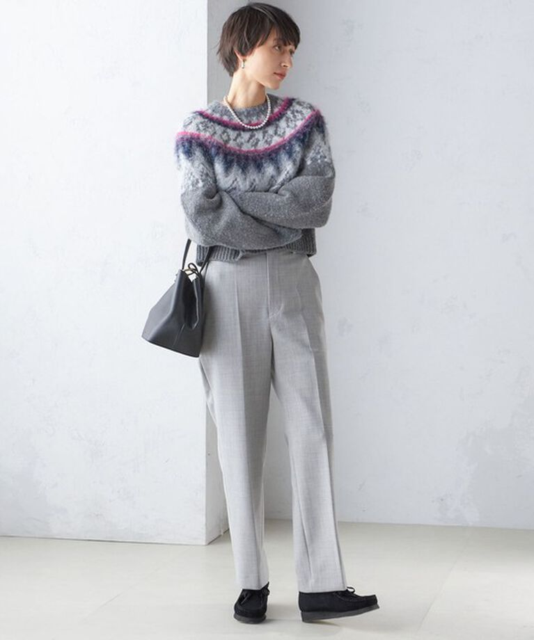 SHIPS for women「〈手洗い可能〉ストレート センタープレス トラウザーズ」|その他|