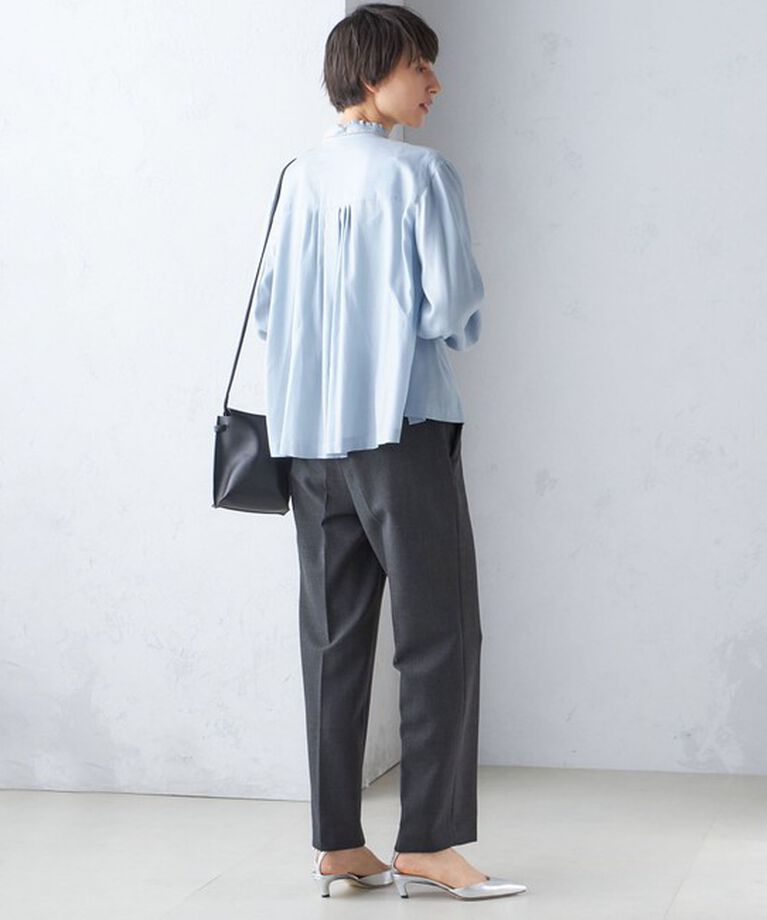 SHIPS for women「〈手洗い可能〉ストレート センタープレス トラウザーズ」|その他|