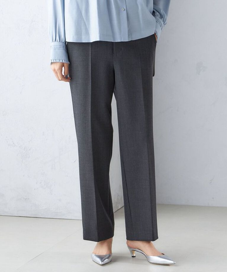 SHIPS for women「〈手洗い可能〉ストレート センタープレス トラウザーズ」|その他|