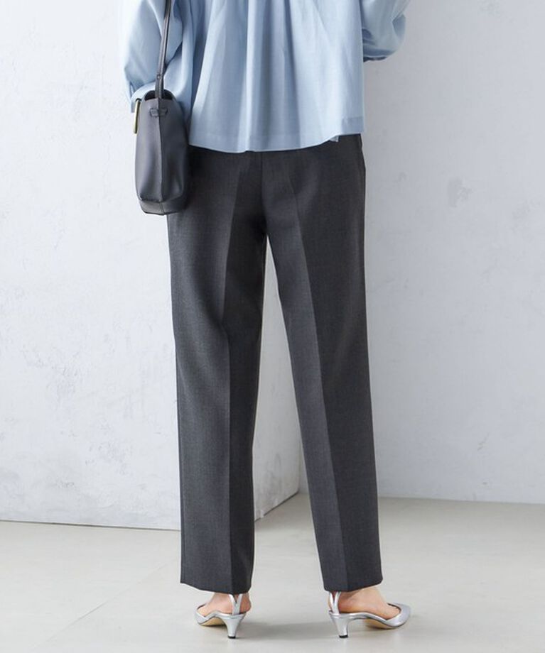 SHIPS for women「〈手洗い可能〉ストレート センタープレス トラウザーズ」|その他|