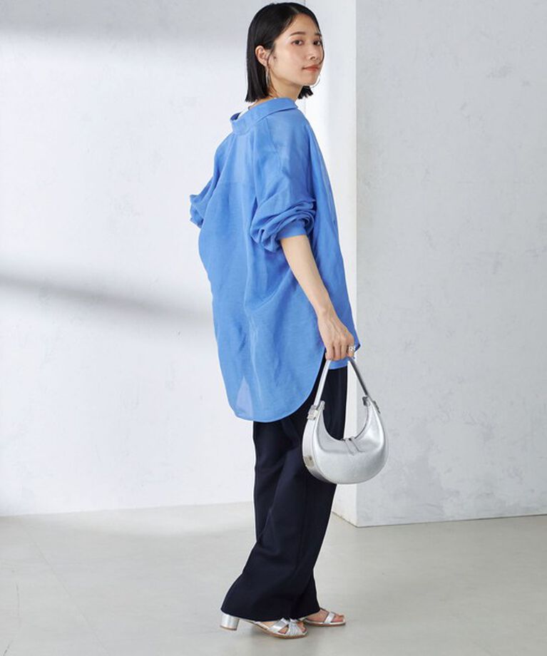 SHIPS for women「〈手洗い可能〉ストレート センタープレス トラウザーズ」|その他|