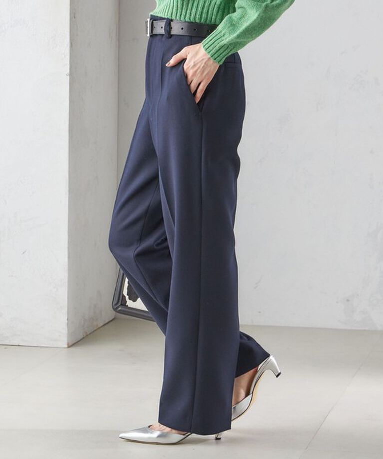 SHIPS for women「〈手洗い可能〉ストレート センタープレス トラウザーズ」|その他|