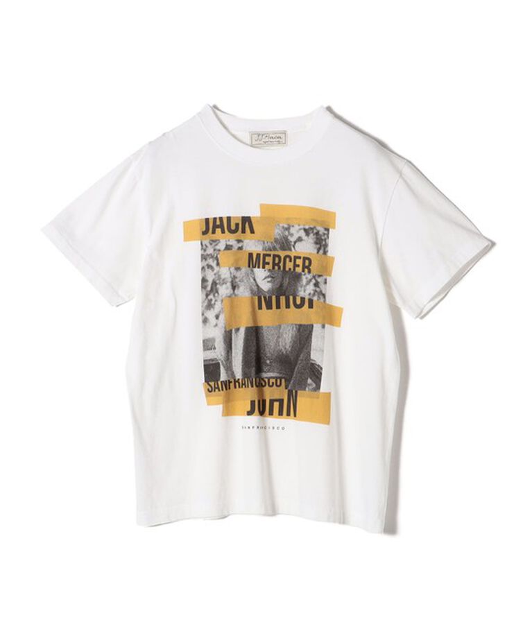 SHIPS for women「J.J.MERCER:〈洗濯機可能〉プリント TEE」|Tシャツ・カットソー|
