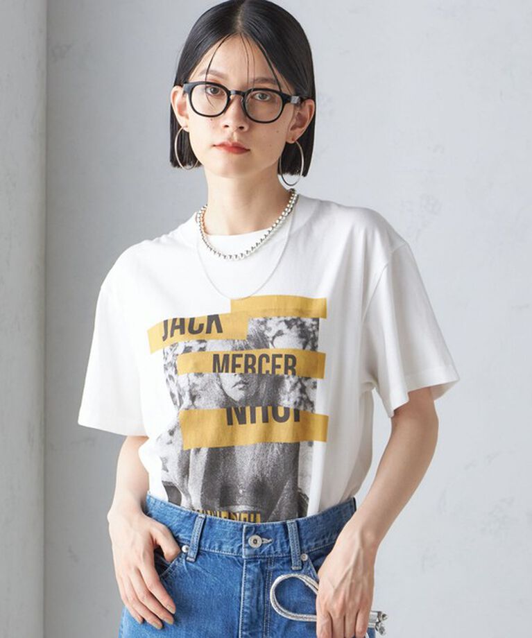 SHIPS for women「J.J.MERCER:〈洗濯機可能〉プリント TEE」|Tシャツ・カットソー|