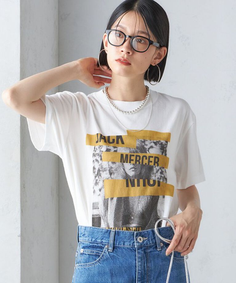SHIPS for women「J.J.MERCER:〈洗濯機可能〉プリント TEE」|Tシャツ・カットソー|