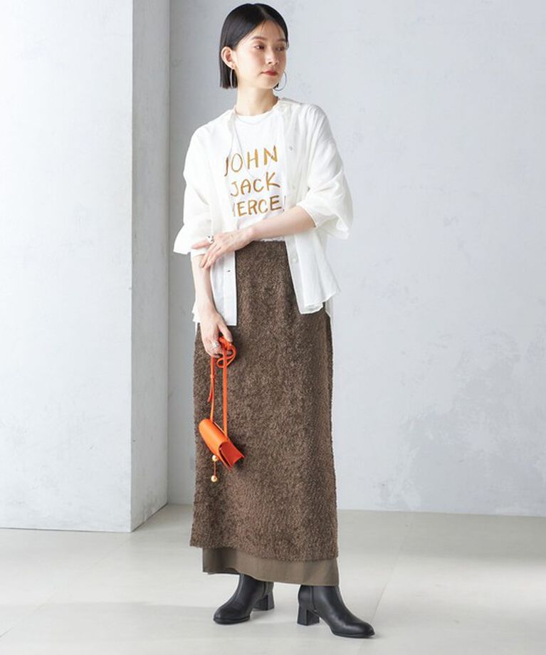 SHIPS for women「J.J.MERCER:〈洗濯機可能〉プリント TEE」|Tシャツ・カットソー|