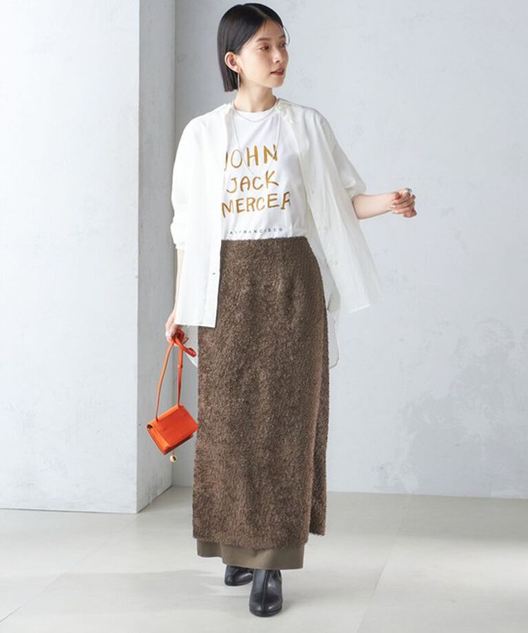 SHIPS for women「J.J.MERCER:〈洗濯機可能〉プリント TEE」|Tシャツ・カットソー|