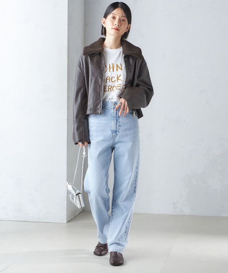 SHIPS for women「J.J.MERCER:〈洗濯機可能〉プリント TEE」|Tシャツ・カットソー|