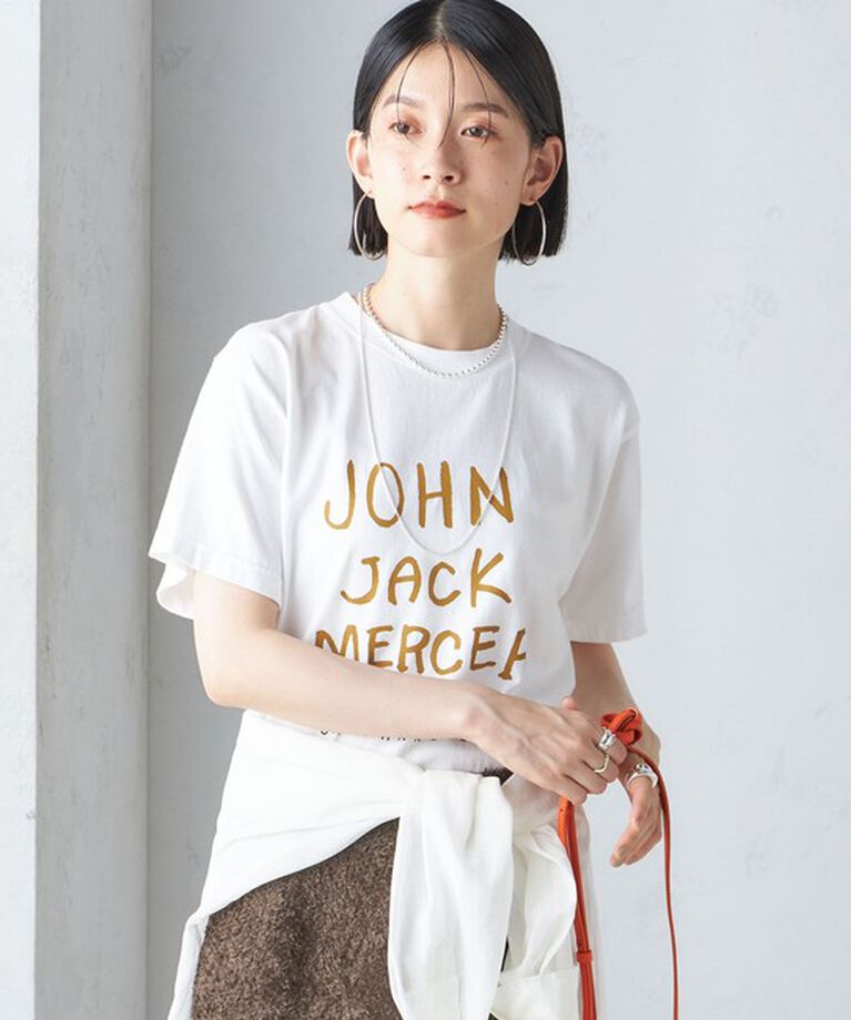 SHIPS for women「J.J.MERCER:〈洗濯機可能〉プリント TEE」|Tシャツ・カットソー|