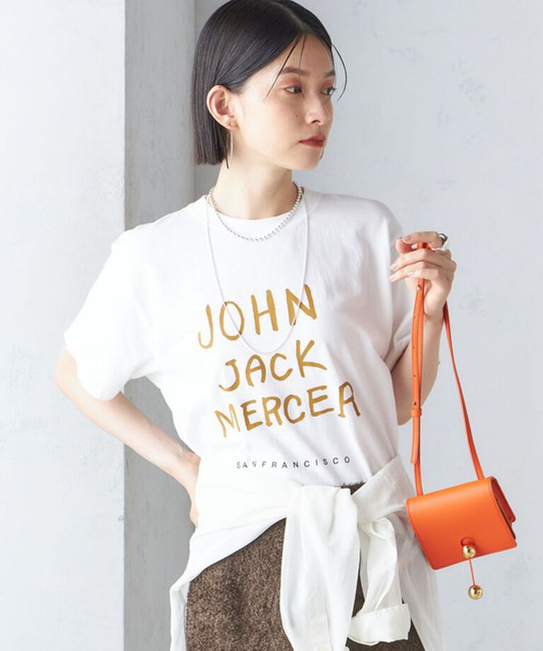 SHIPS for women「J.J.MERCER:〈洗濯機可能〉プリント TEE」|Tシャツ・カットソー|