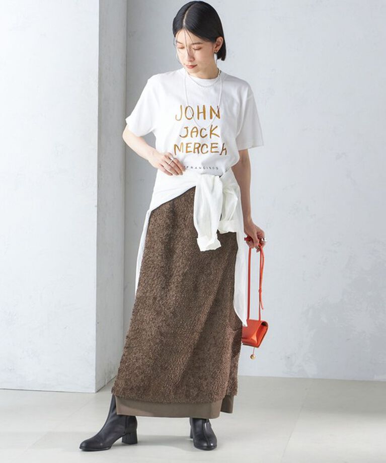 SHIPS for women「J.J.MERCER:〈洗濯機可能〉プリント TEE」|Tシャツ・カットソー|