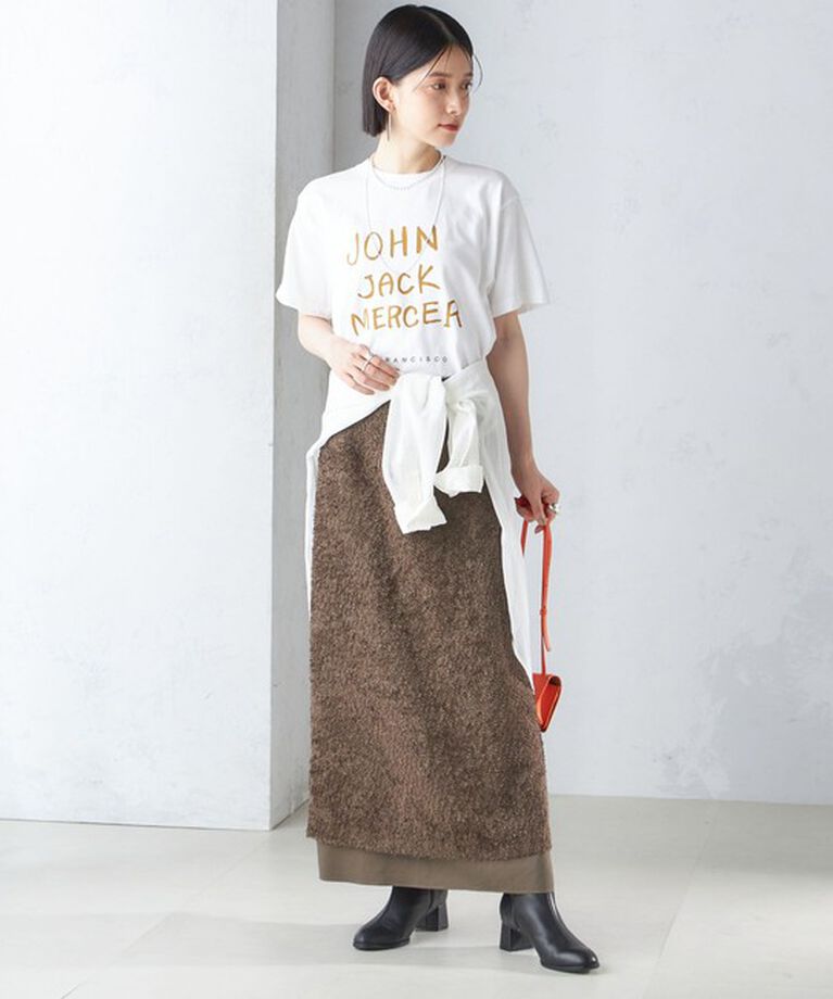 SHIPS for women「J.J.MERCER:〈洗濯機可能〉プリント TEE」|Tシャツ・カットソー|
