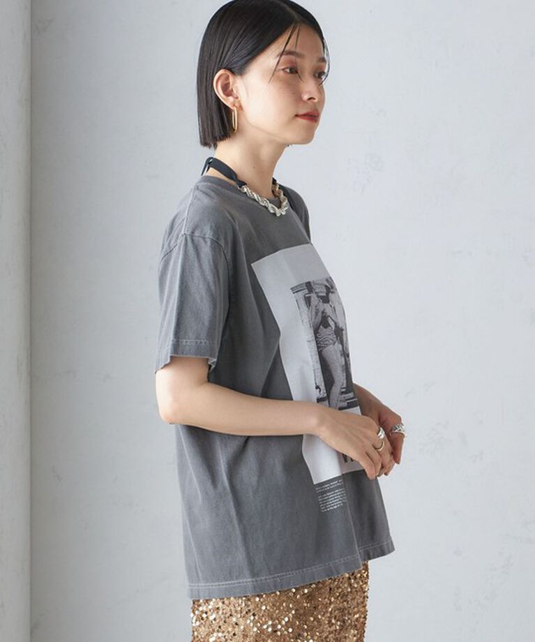 SHIPS for women「J.J.MERCER:〈洗濯機可能〉プリント TEE」|Tシャツ・カットソー|