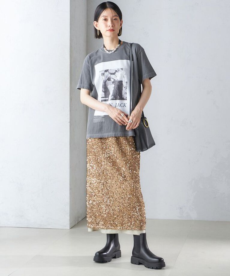 SHIPS for women「J.J.MERCER:〈洗濯機可能〉プリント TEE」|Tシャツ・カットソー|